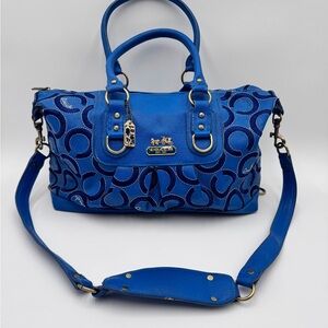 Coach Blue Patterned Women's Bag